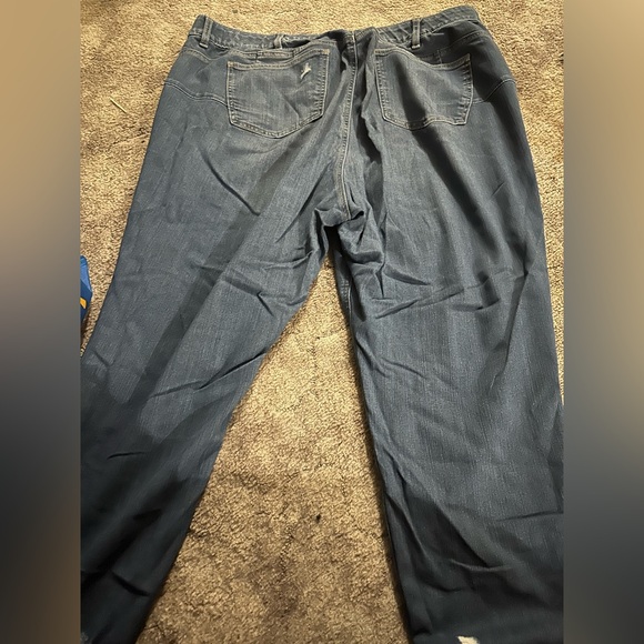 TORRID BombShell Skinny Distressed Blue Jeans - Picture 3 of 4